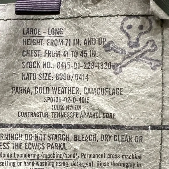 Men's Camouflage Military Field Jacket - Picture 11 of 11